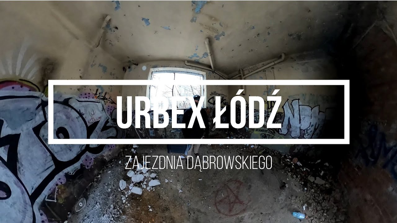 Śniegowy Urbex Łódź - Zajezdnia Dąbrowskiego - Go Pro Max [4K]