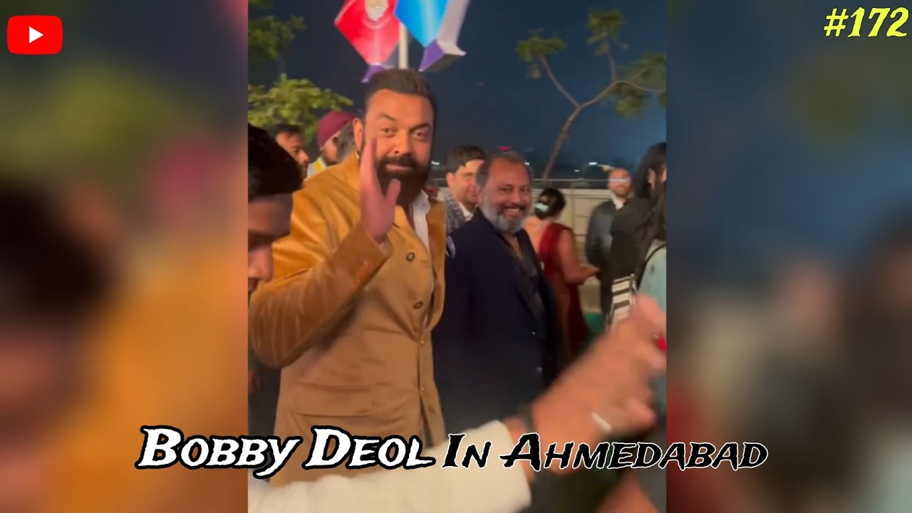 Bobby Deol in Ahmedabad To Attend 16th Gauravvanta Gujrati Award Show 🤩 |Virvlogs #172 #bobbydeol