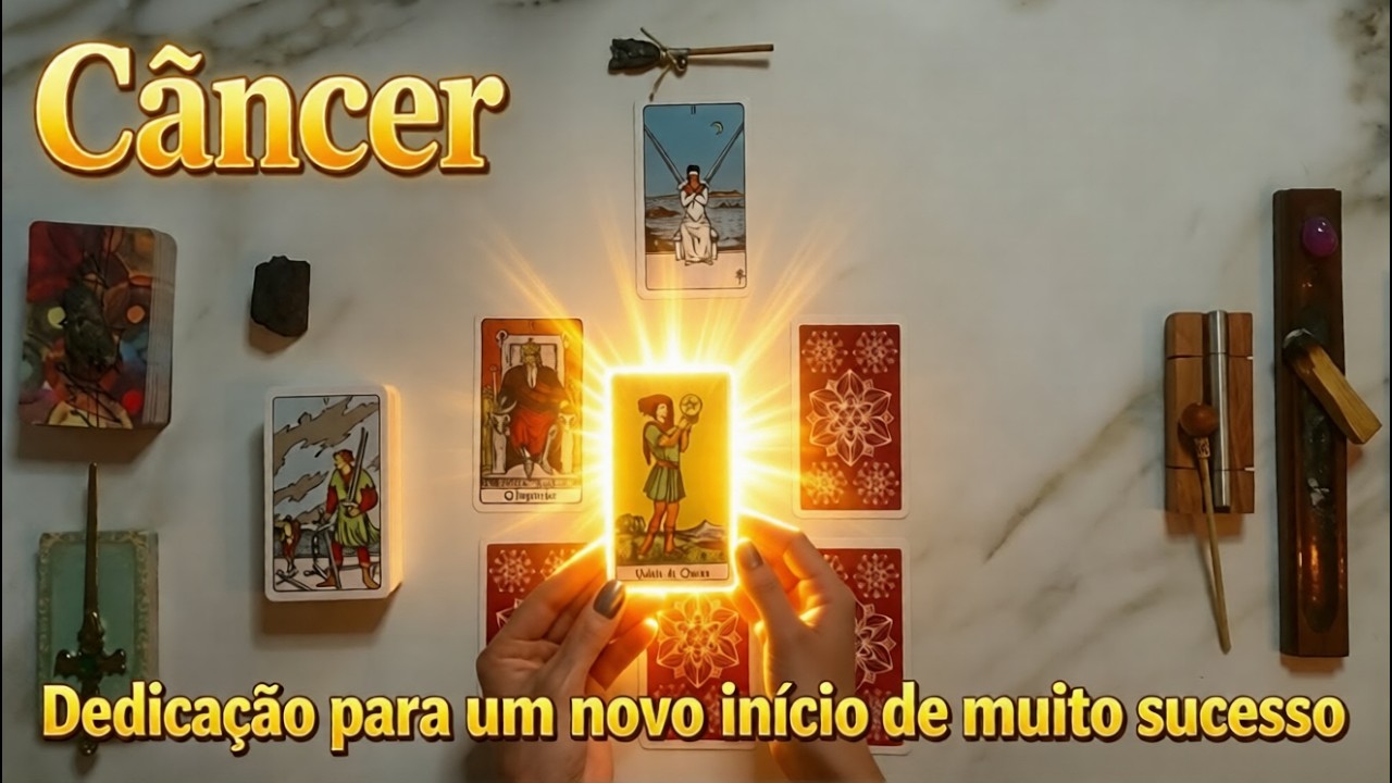 CÂNCER ♋ PREVISÃO SEMANAL TAROT | Dedicação para um Novo Início de Muito Sucesso #cancer #tarot