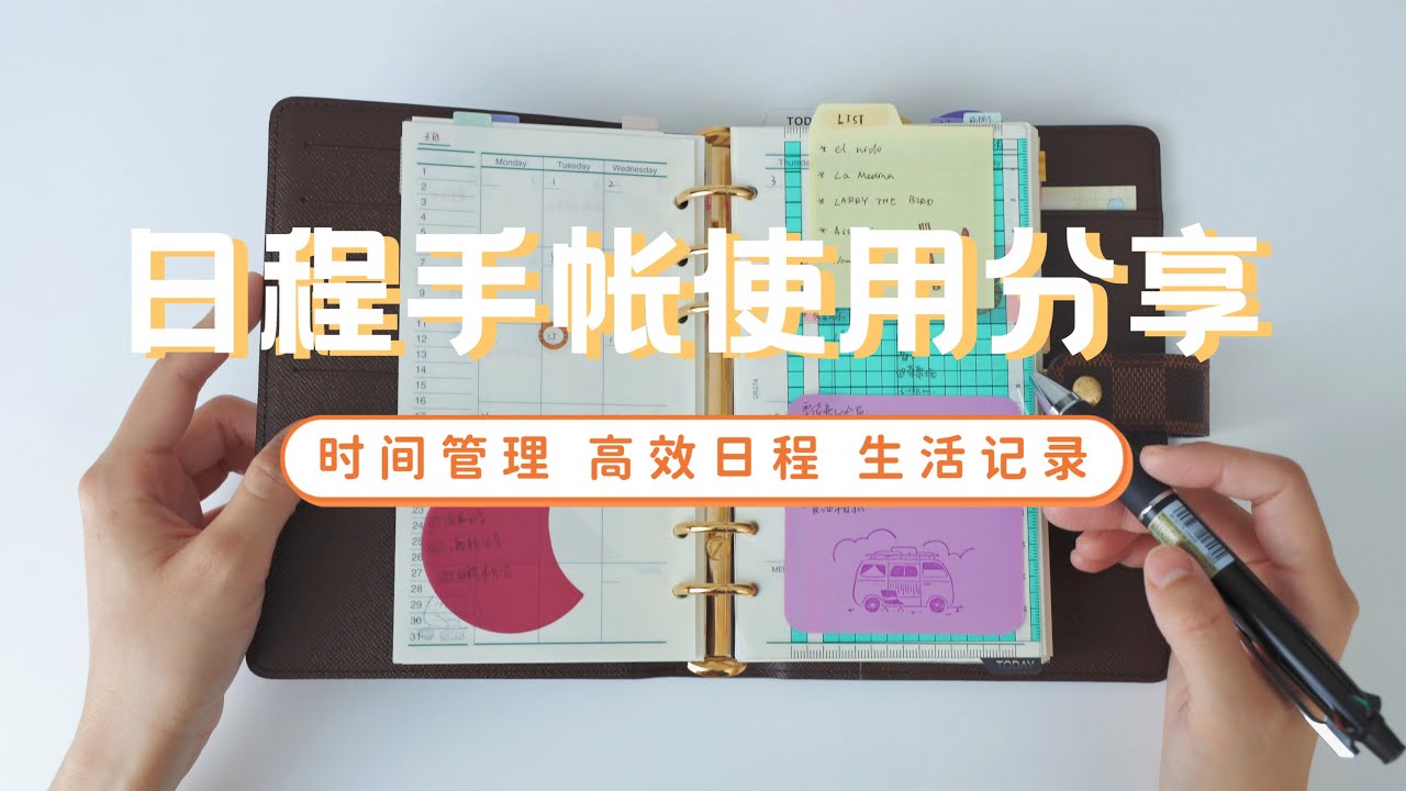 如何進行高效時間管理？活頁手帳分享：生活記錄、高效日程、自我提升 | 桃子同學