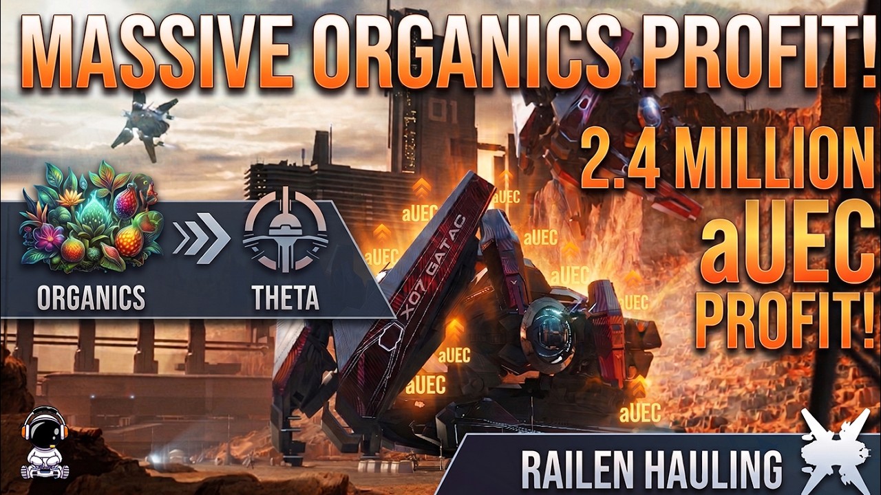 The Railen with Organics Route That Quietly Prints 2.4 Million Profit in Star Citizen!!