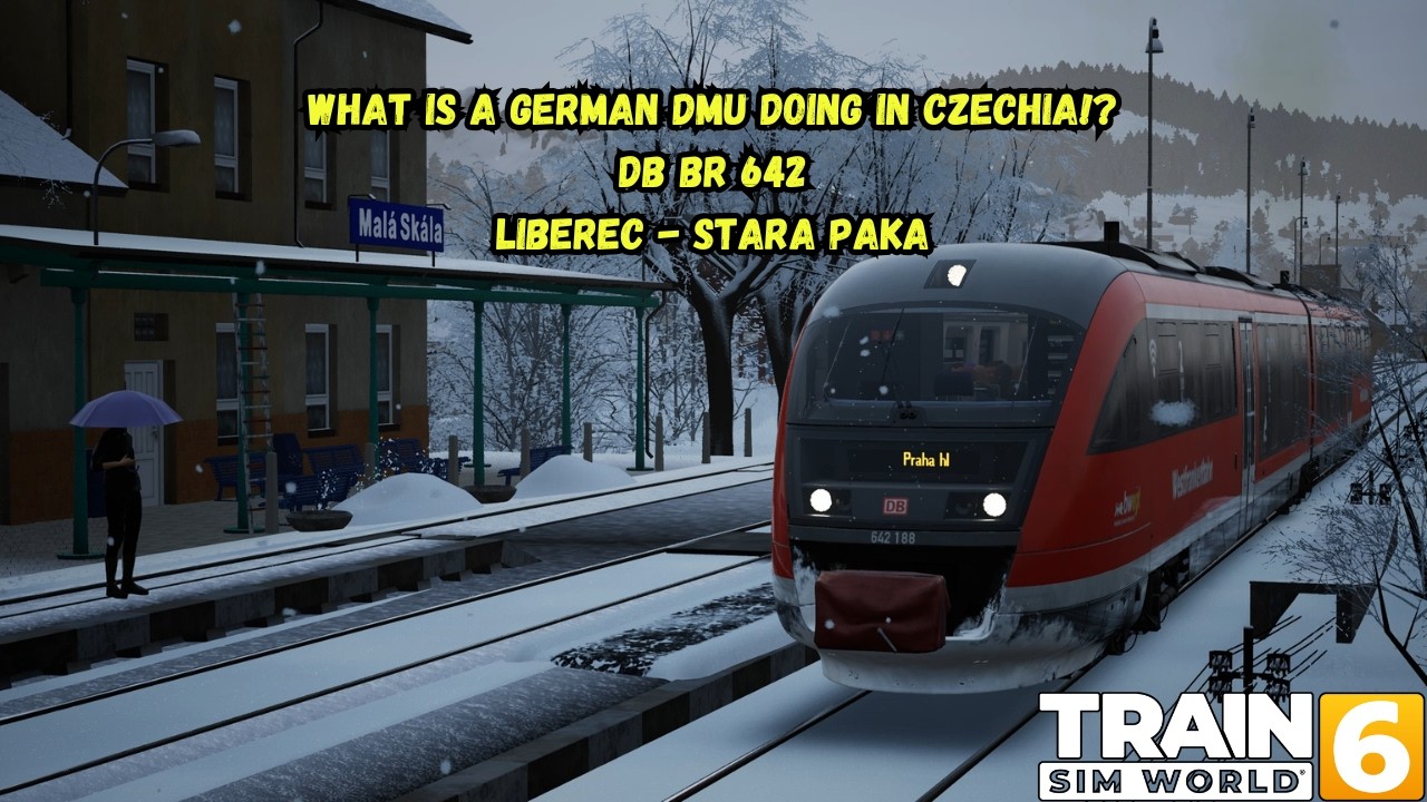 What Is A German DMU Doing In Czechia!? | DB BR 642 | Liberec - Stara Paka | TSW6
