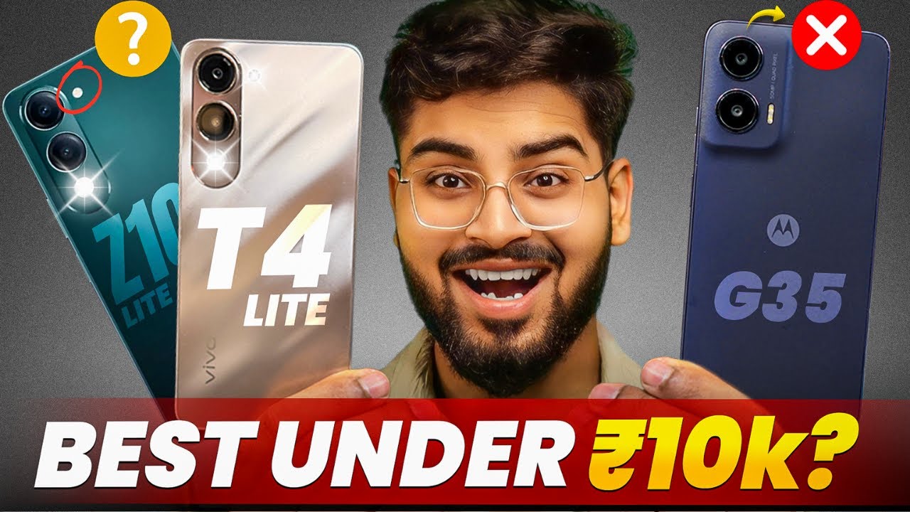 Moto G35 5G vs Vivo T4 Lite 5G vs iQOO Z10 Lite 5G 🔥 Best 5G Phone Under 10000 in Prime Day Sale