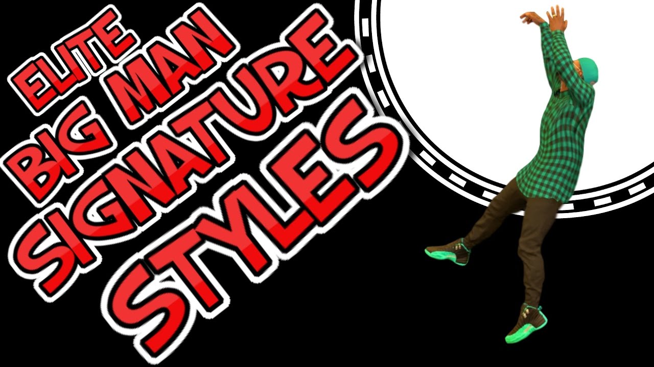 NBA 2K17 BIG MAN BEST ELITE SIGNATURE STYLES | POST FADES & HOOK SHOTS | SPIN POST MOVE | O DELL103
