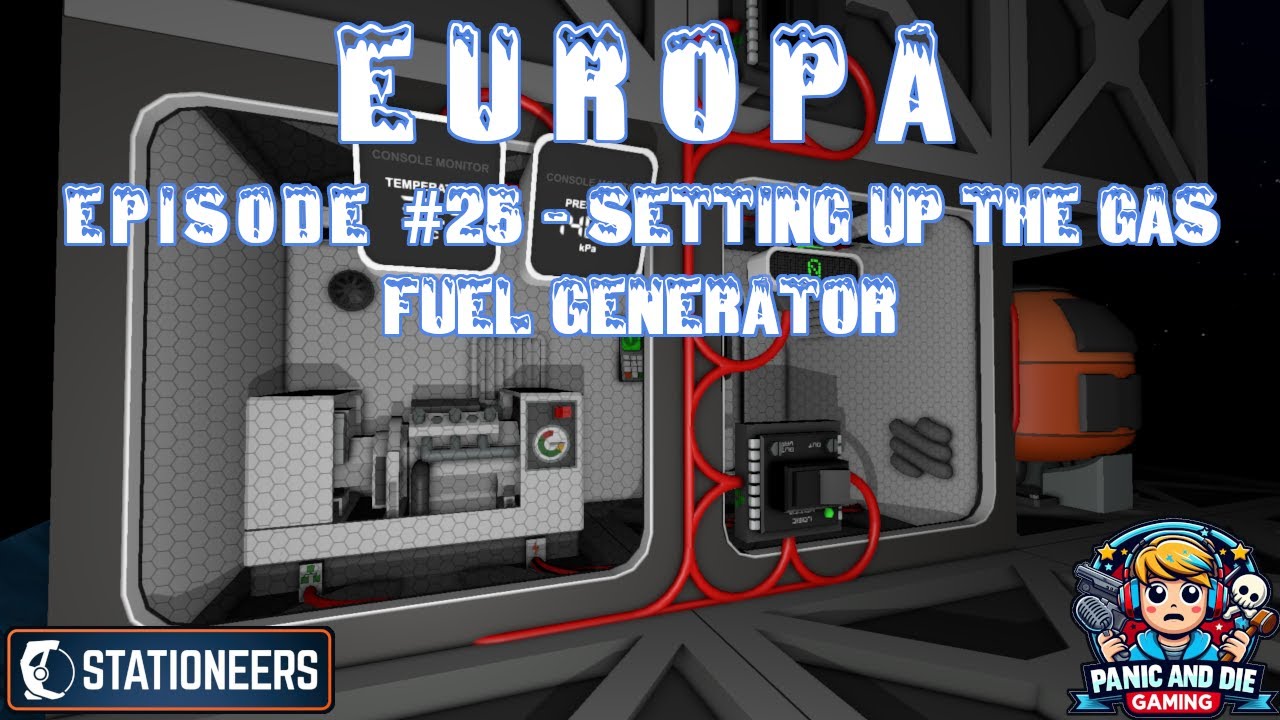 Stationeers - Europa - Episode 25 - Setting up the gas fuel generator