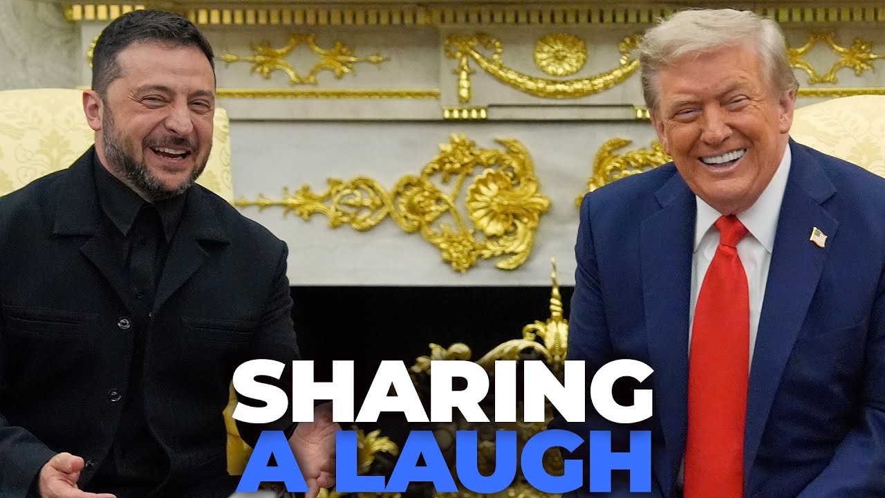 From Suits to Term Limits: Trump, Zelensky Share Laugh at White House | TRENDING