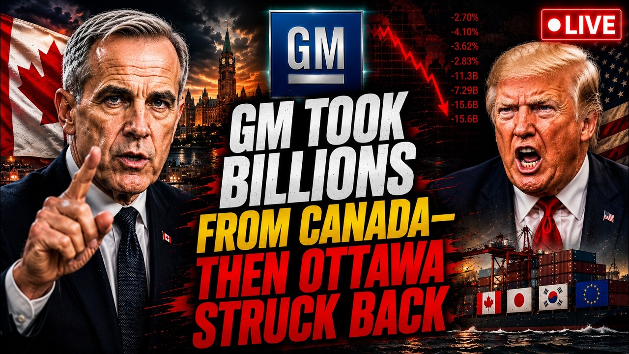 GM Took Billions From Canada, Shut Down 1,200 Jobs, Then Ottawa Hit Back With A Crushing 25% Penalty