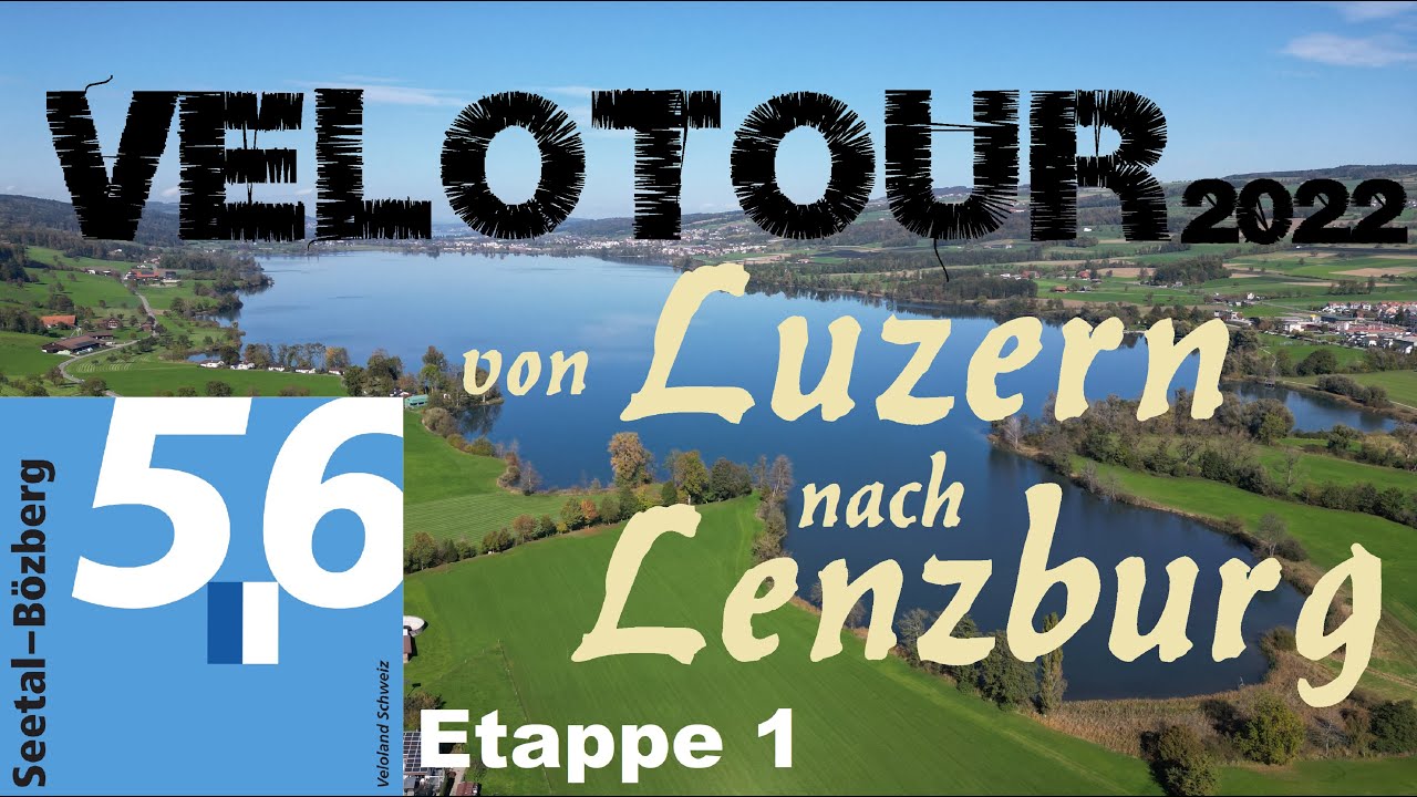 Seetal–Bözberg 57-Etappe 1 Luzern-Lenzburg #schweiz #fahrradtour