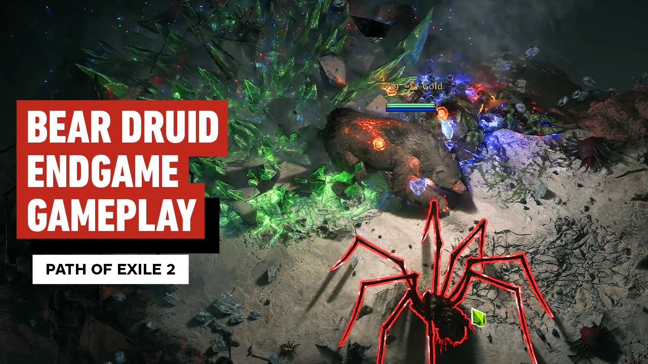 Path of Exile 2: 10 Minutes of Stompy Bear Druid Gameplay