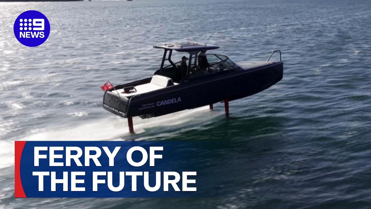 On board the 'future of boating' on Sydney Harbour | 9 News Australia