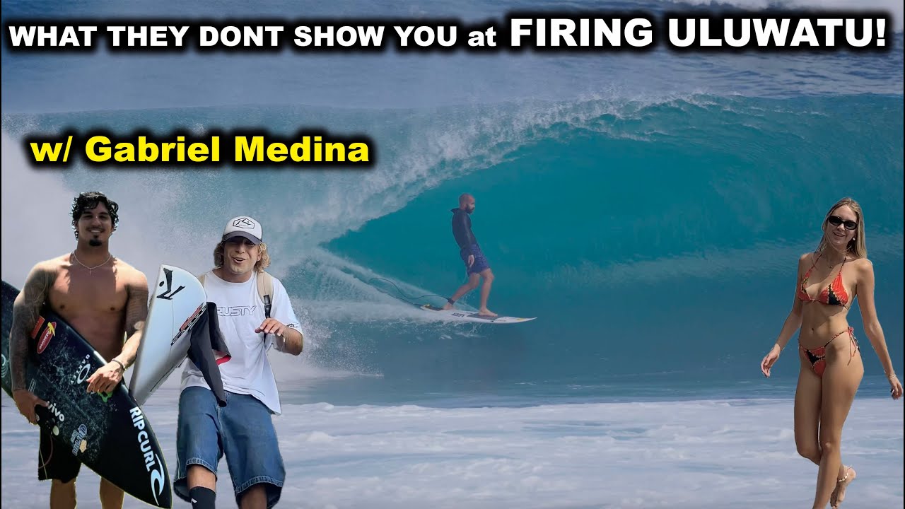 FIRING ULUWATU w/ 3x WORLD CHAMP GABRIEL MEDINA!