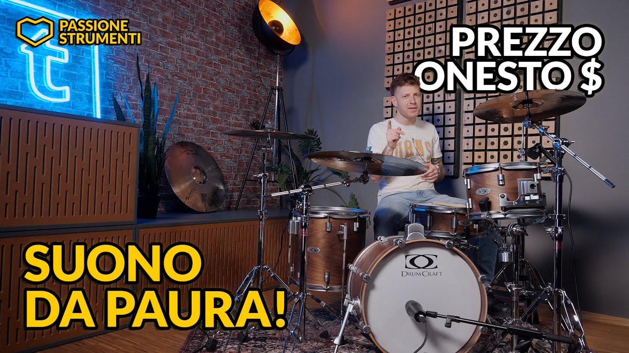 SUONA DA PAURA ad un PREZZO ONESTO? DrumCraft Series 6 Jazz + Zultan Rock Beat! 🔥