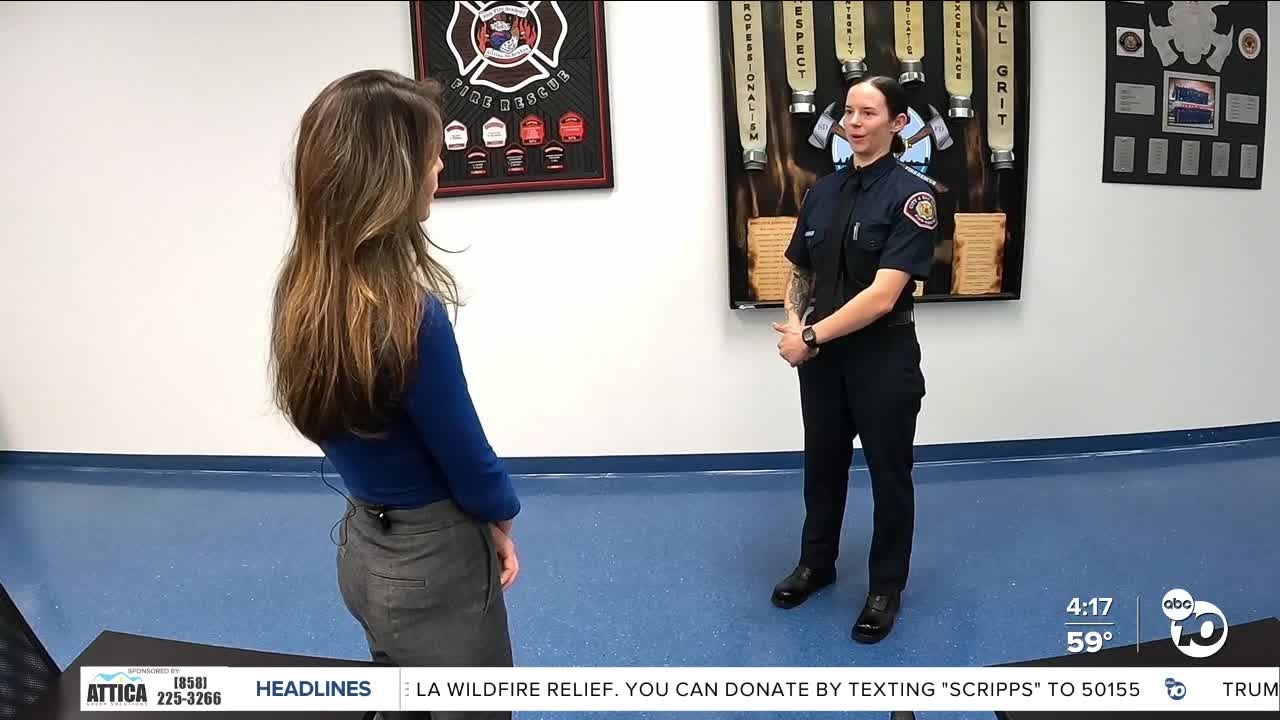 ABC 10News speaks to recruits from San Diego Fire-Rescue Department's 100th academy class