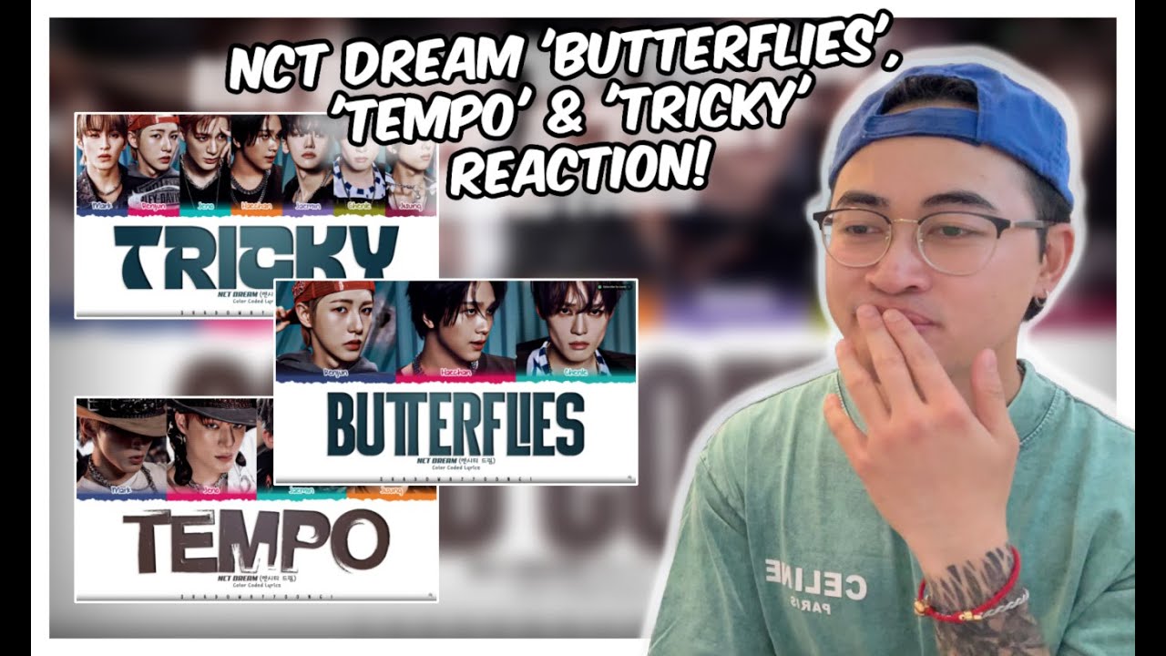 NCT DREAM 'Butterflies', 'Tempo' & 'Tricky' Reaction! | butterflies is so perfect!