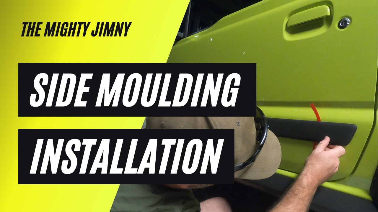 HOW TO JIMNY - How to install side body moulding JB74 Suzuki Jimny #jimny #jb74