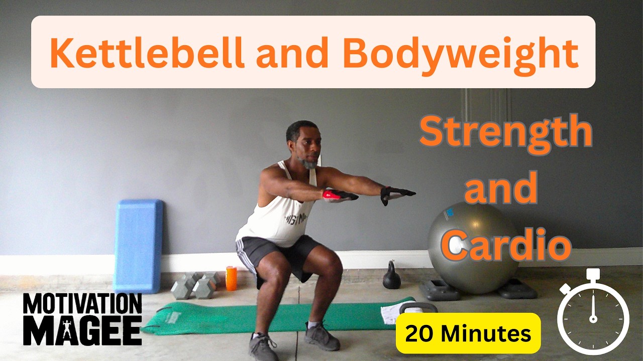 20 Minute Kettlebell and Bodyweight