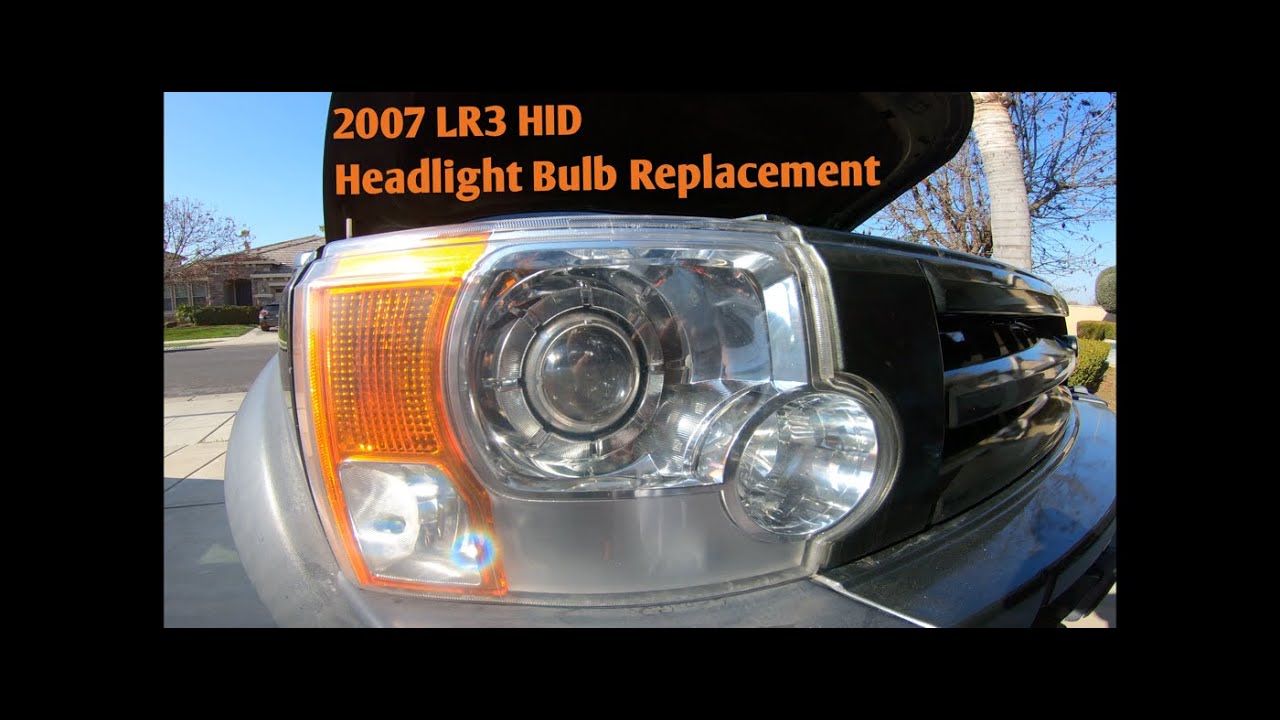 How To: Land Rover LR3 HID Headlight Bulb Replacement