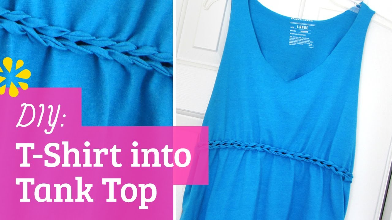 DIY T-Shirt into Empire Waist Tank Top | Sea Lemon