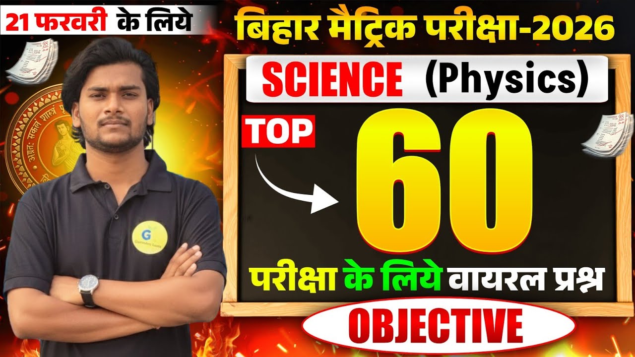 Class 10th Physics Ch 5 Objective Questions | विद्युत धारा का चुंबकीय प्रभाव | Exam Special