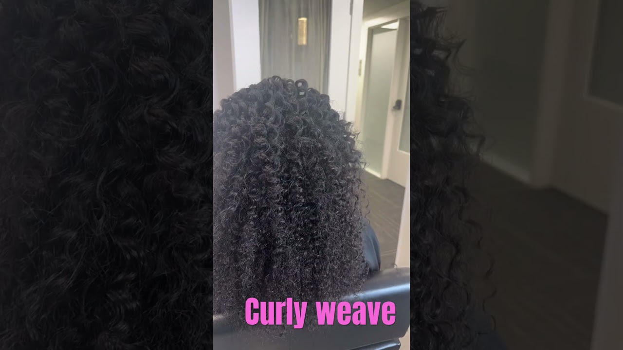 Curly weave 
