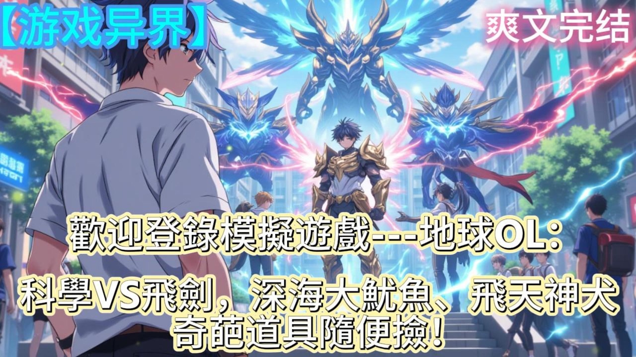 「歡迎登錄地球OL！」高顯醒來時，耳邊響起了奇怪的遊戲提示音，面前竟然出現完整的地球模擬遊戲介面！西元3025年的地球，科技與玄學並存#異界 #遊戲異界 #穿越遊戲 #異界冒險 #遊戲小說 #異界小說