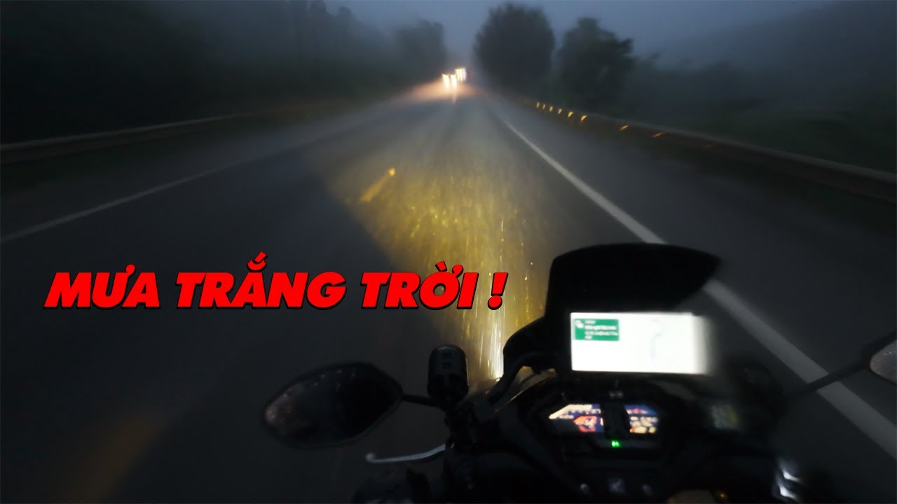 Vượt Bão Về Sài Gòn - Mưa Quá To Và Nguy Hiểm