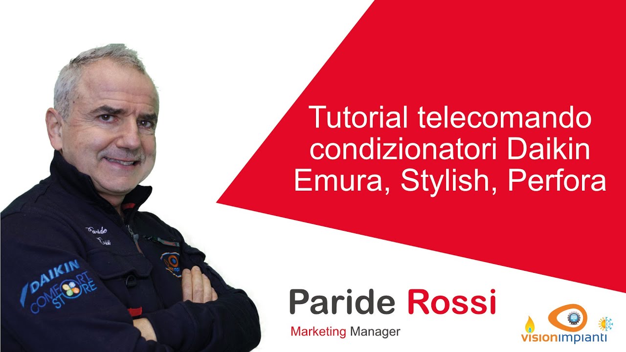 tutorial telecomando condizionatore Daikin
