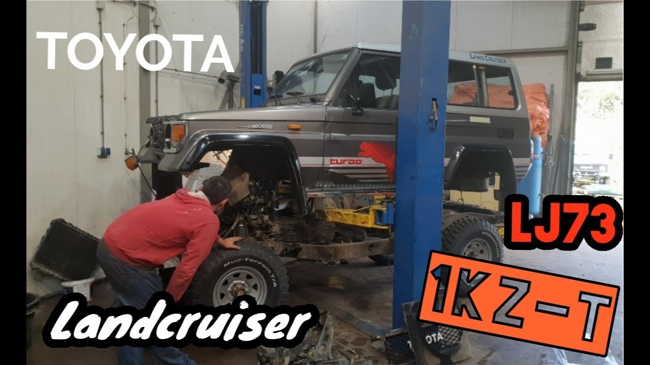 Toyota Land Cruiser LJ73, 2L-T to 1KZ-T swap #part 1