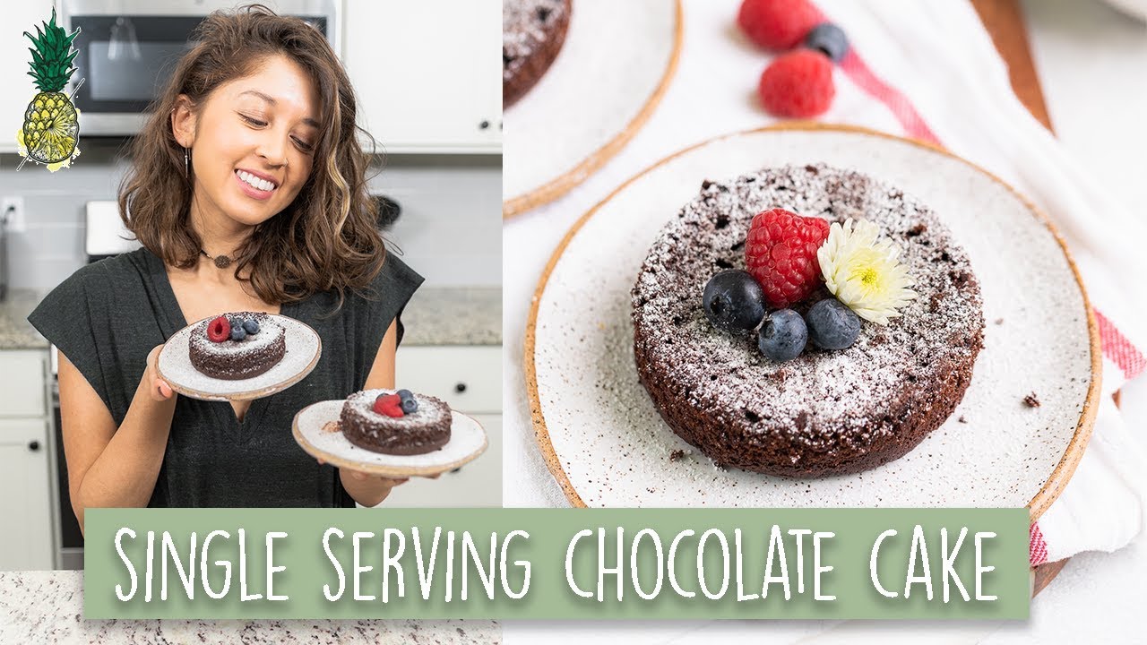 Single Serving Chocolate Cake 🎂Easy & Vegan