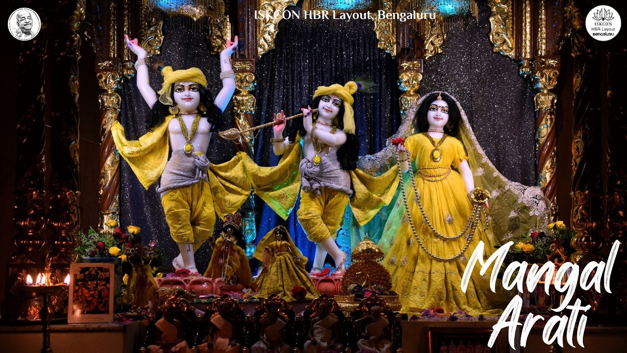 Mangal Arati || ISKCON HBR Layout Bengaluru || 08/03/2026 ||
