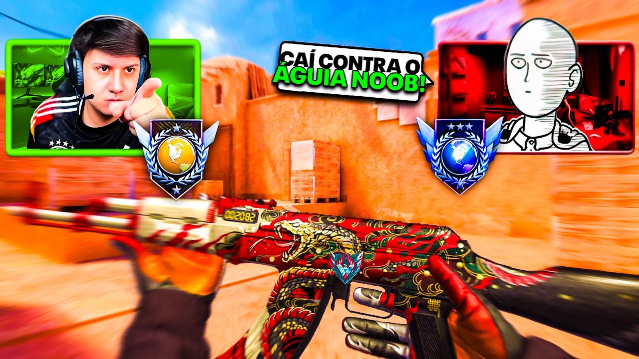 CAÍ CONTRA O ÁGUIA NOOB E PEGUEI THE LEGEND CONTRA ELE - STANDOFF 2