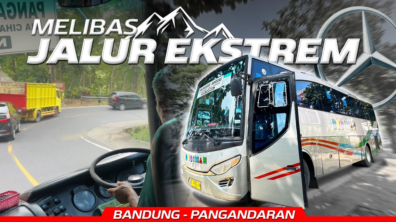 Rp 115.000 NAIK BUS LEGEND DIJALUR EKSTREM JAWA BARAT‼️ Trip Bandung - Pangandaran with BUDIMAN