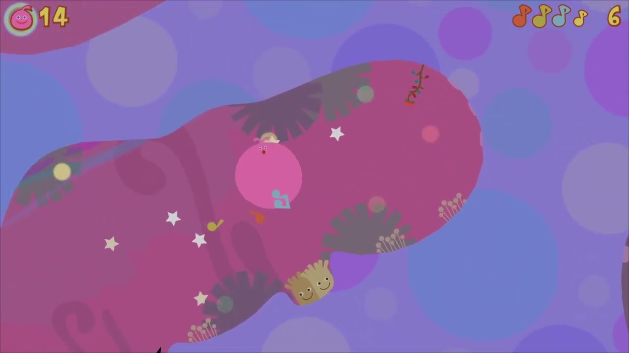 Kelapton 1 (stage 10) – all collectibles – LocoRoco™ 2 Remastered