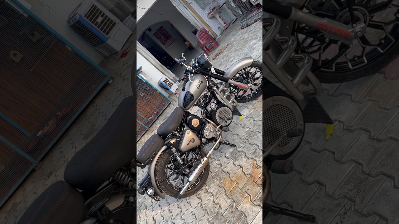 Royal enfield diesel bullet classic 350 model modifide  