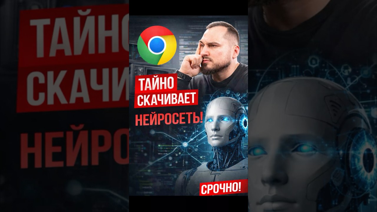 Chrome тайно грузит 4ГБ ИИ на ПК! Как удалить?