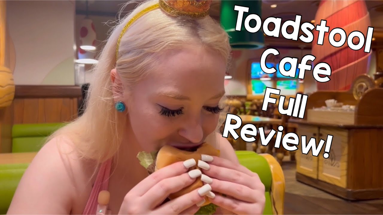 Toadstool Cafe FULL Review! Chef Toad's Special, Main Entrees, Kids Meals, & Desserts!