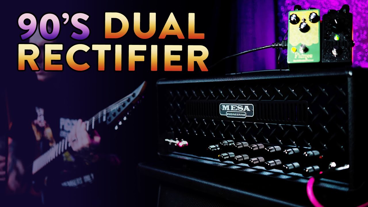 MESA 90's DUAL RECTIFIER! LOW TUNED DEMO!