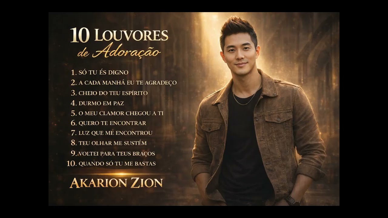.🎵 Akarion Zion | 10 Louvores de Adoração | Só Tu És Digno 🙌🔥