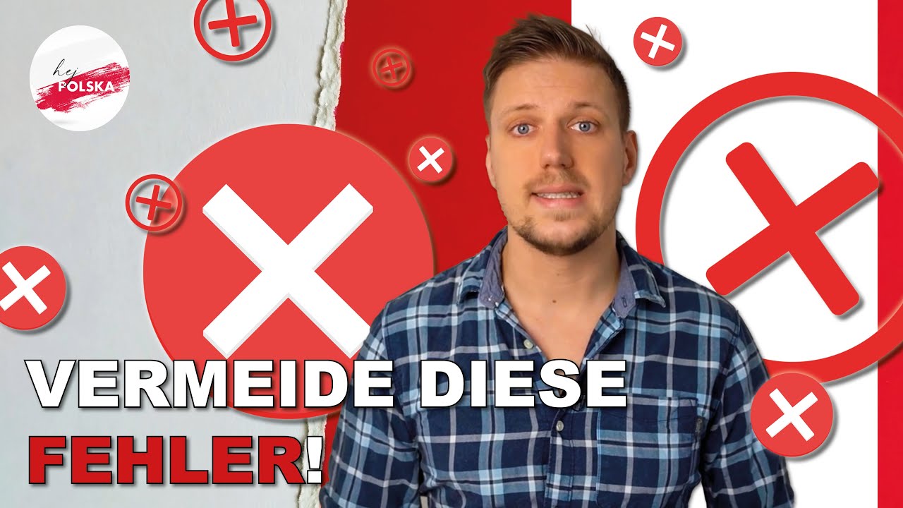 #40 Vermeide diese Fehler, wenn du Polnisch sprichst - ganz einfach erklärt!