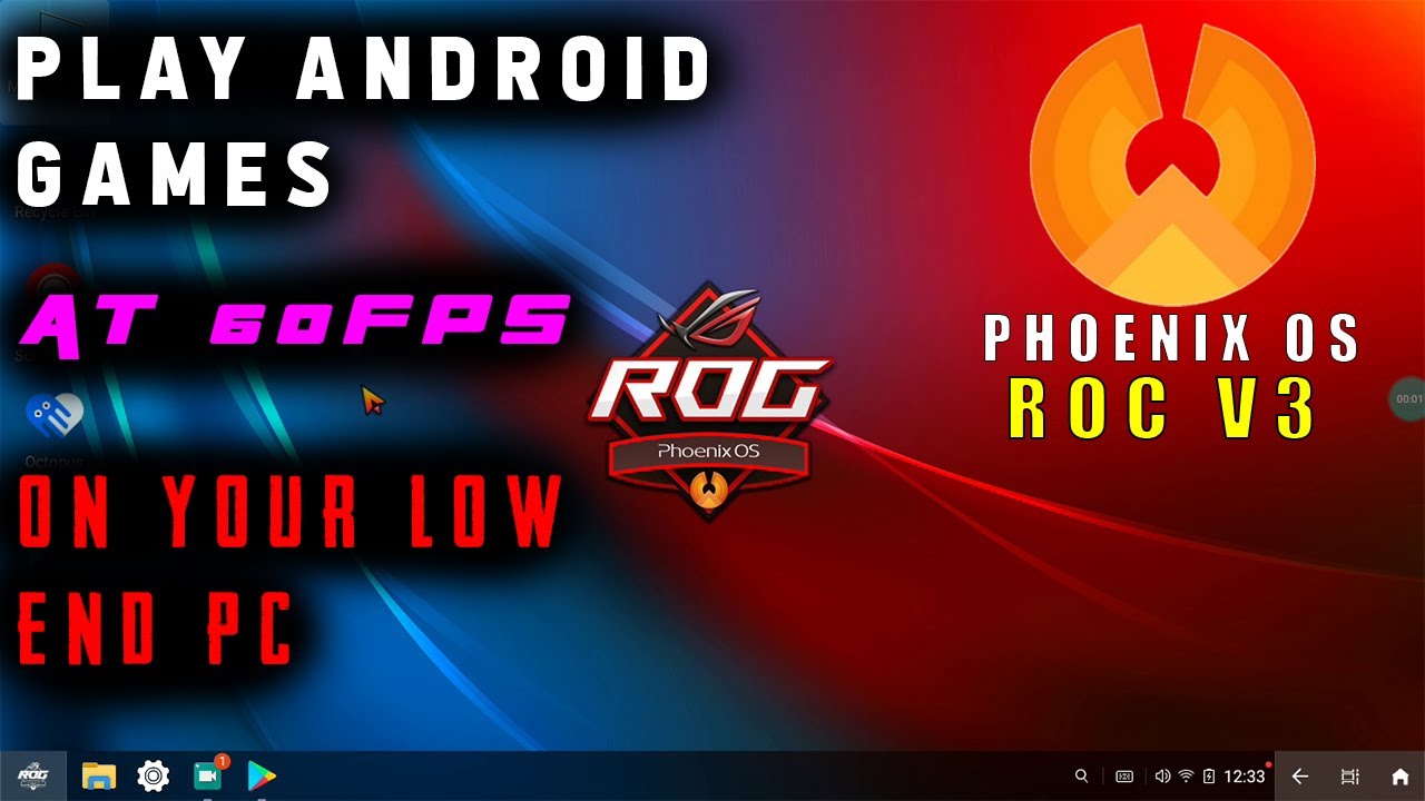 Лучшая ОС Android для бюджетного ПК | Phoenix OS ROC V3 | Простая установка и обзор | Игры с част...