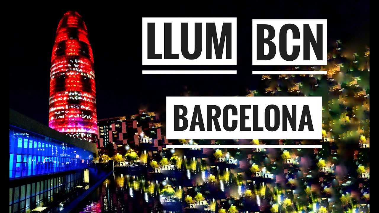 Llum BCN - Barcelona  Poblenou -Torre Agbar, Museo del Disseny, Mercat Fira de Bellcaire Els Encants
