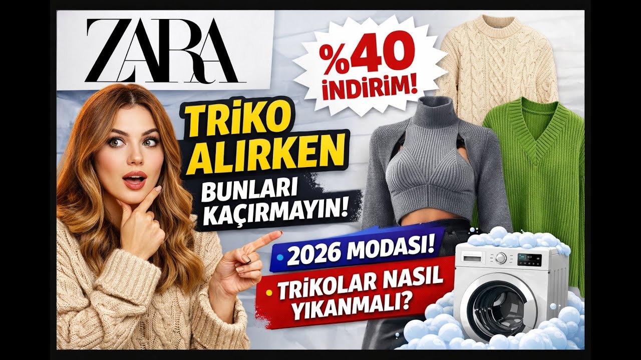 ZARA %40 İNDİRİM 🔥 Bu Trikoları Almadan Geçmeyin! (2026 Modası)