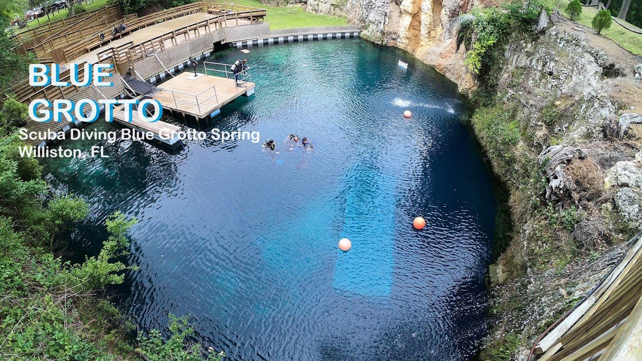 Why Scuba Divers LOVE Diving Here.  Blue Grotto Dive Resort Florida.
