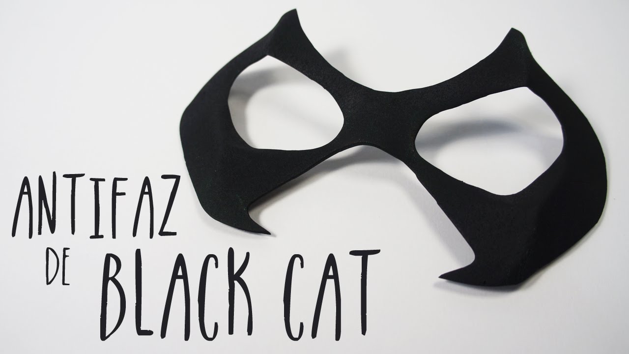 MARVEL DIY | Cómo hacer la máscara de Black cat [Cosplay Felicia Hardy]