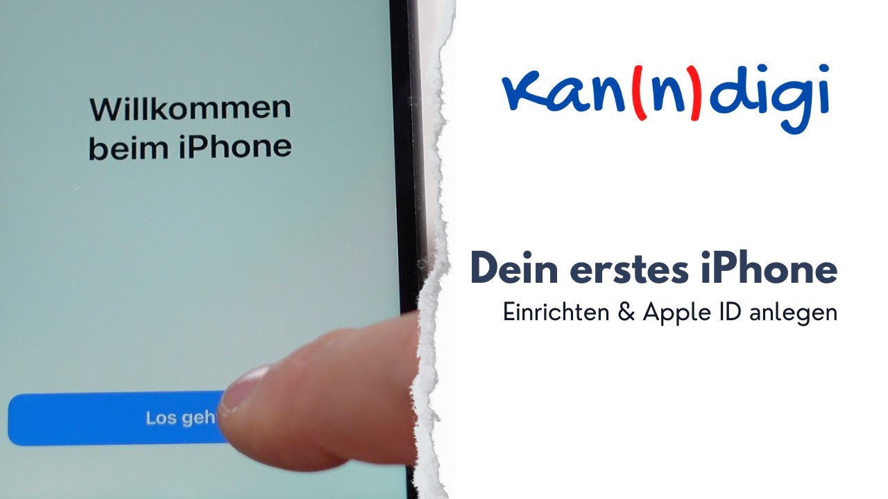 Erstes iPhone und neue Apple ID einrichten