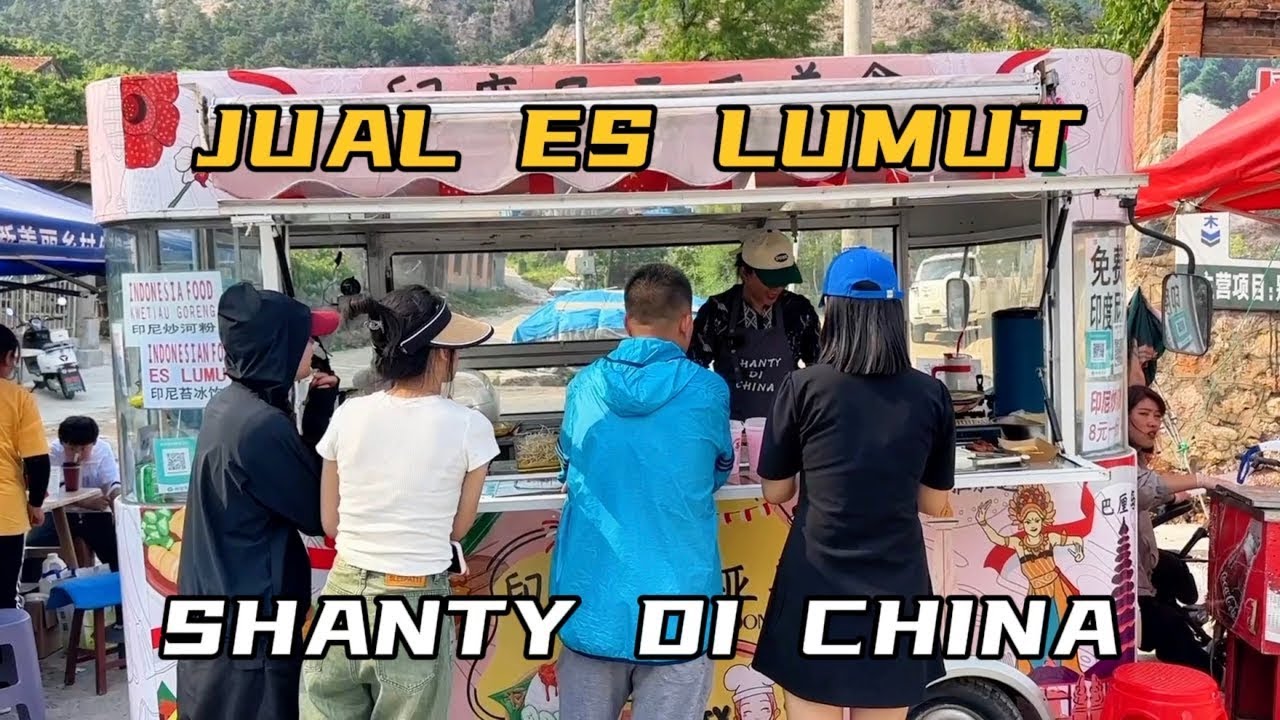 JUAL ES LUMUT PAKAI FOOD TRUCK DI CHINA, MEREKA BILANG INI MINUMAN TERENAK YANG PERNAH MEREKA BELI🤤