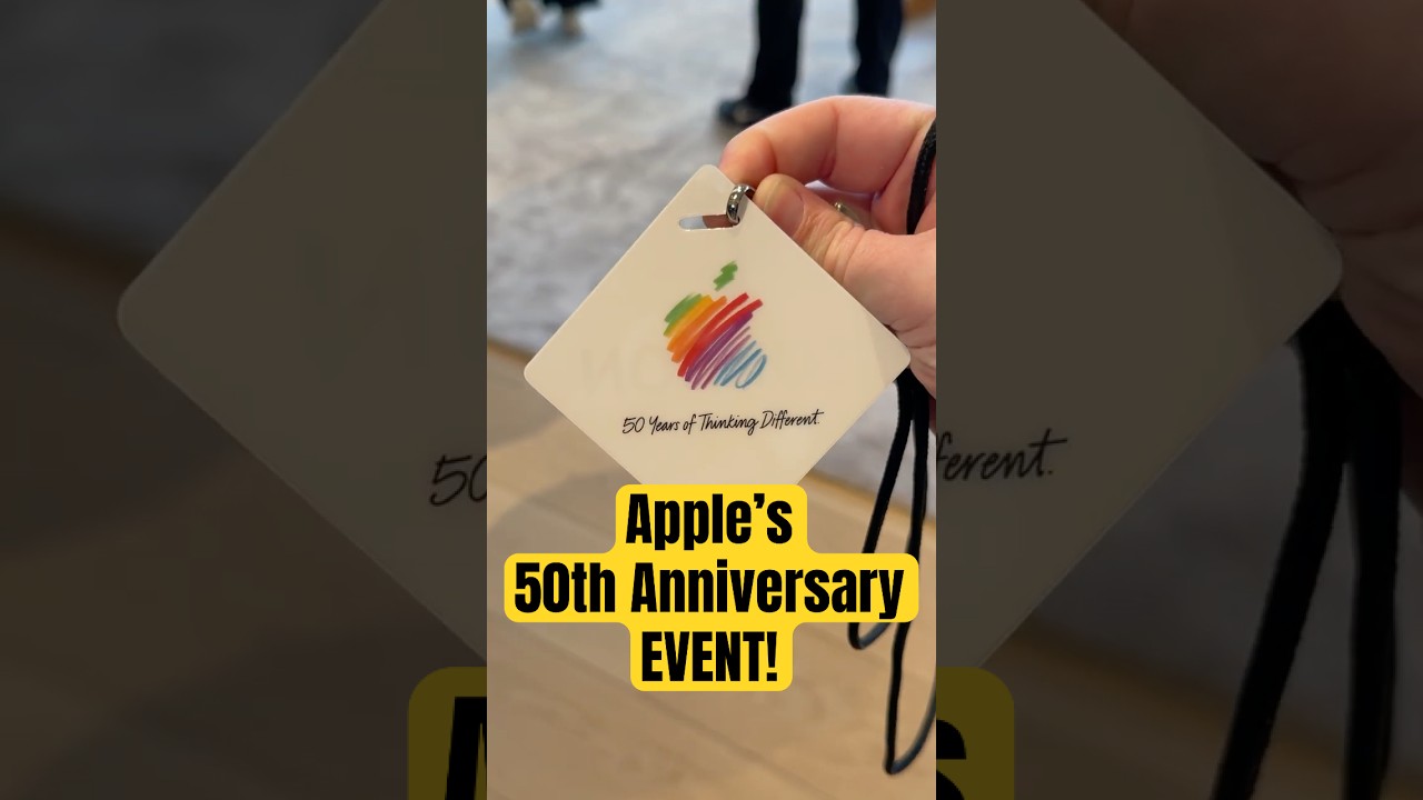 Apple's 50 Year Celebration Got Me Speechless! #london #apple