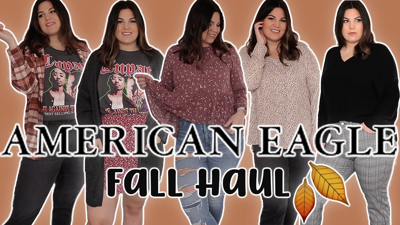 CURVY AMERICAN EAGLE FALL TRY ON HAUL