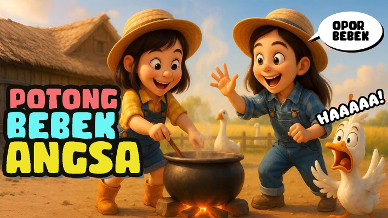 🎵 Potong Bebek Angsa (Anak Mandiri Hebat) &ndash; 3D Lagu Anak  Ceria dan Edukatif