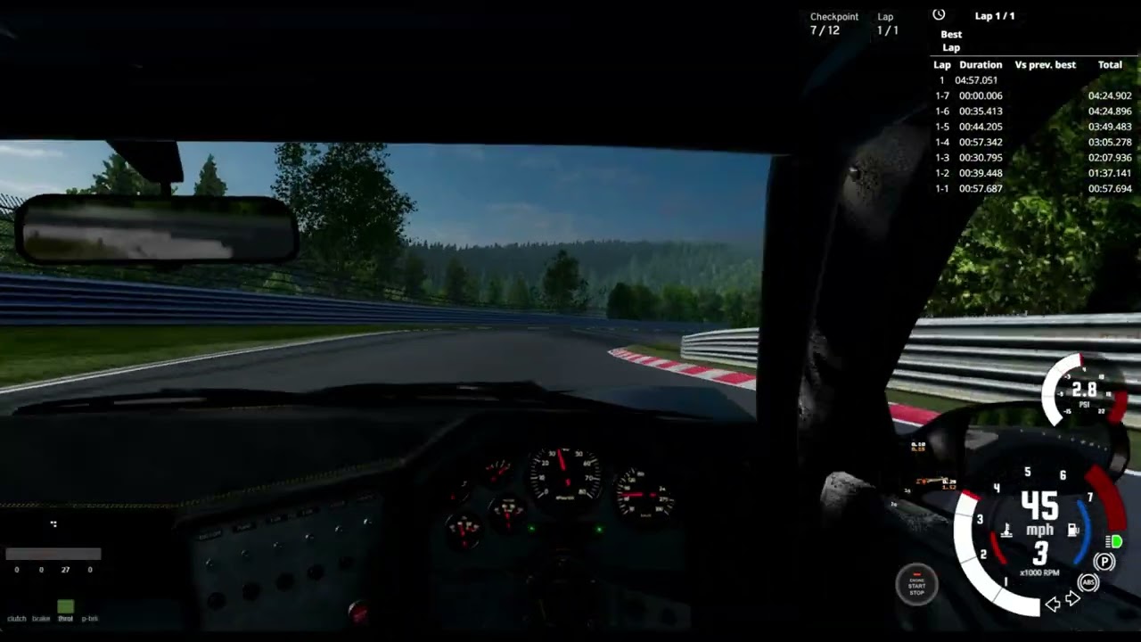 BeamNG Time Trial #3 best N&uuml;rburgring Nordschleife time yet